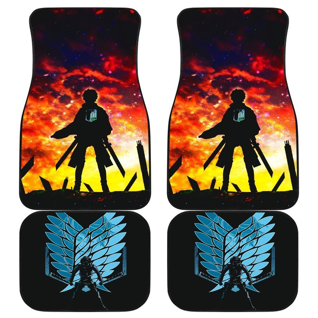 Eren Yeager Attack On Titan Car Floor Mats