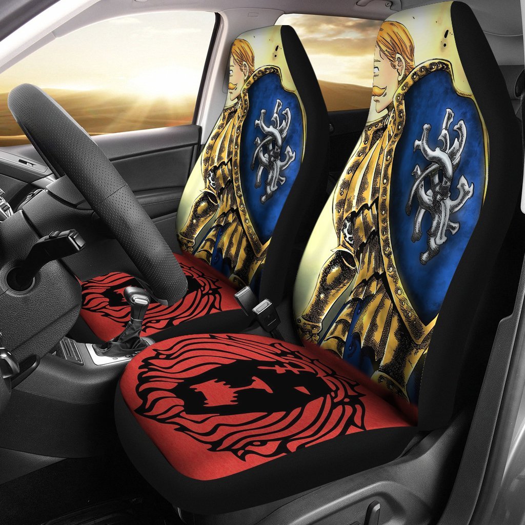 Escanor The Seven Deadly Sins Car Seat Covers Gift For Fan Anime