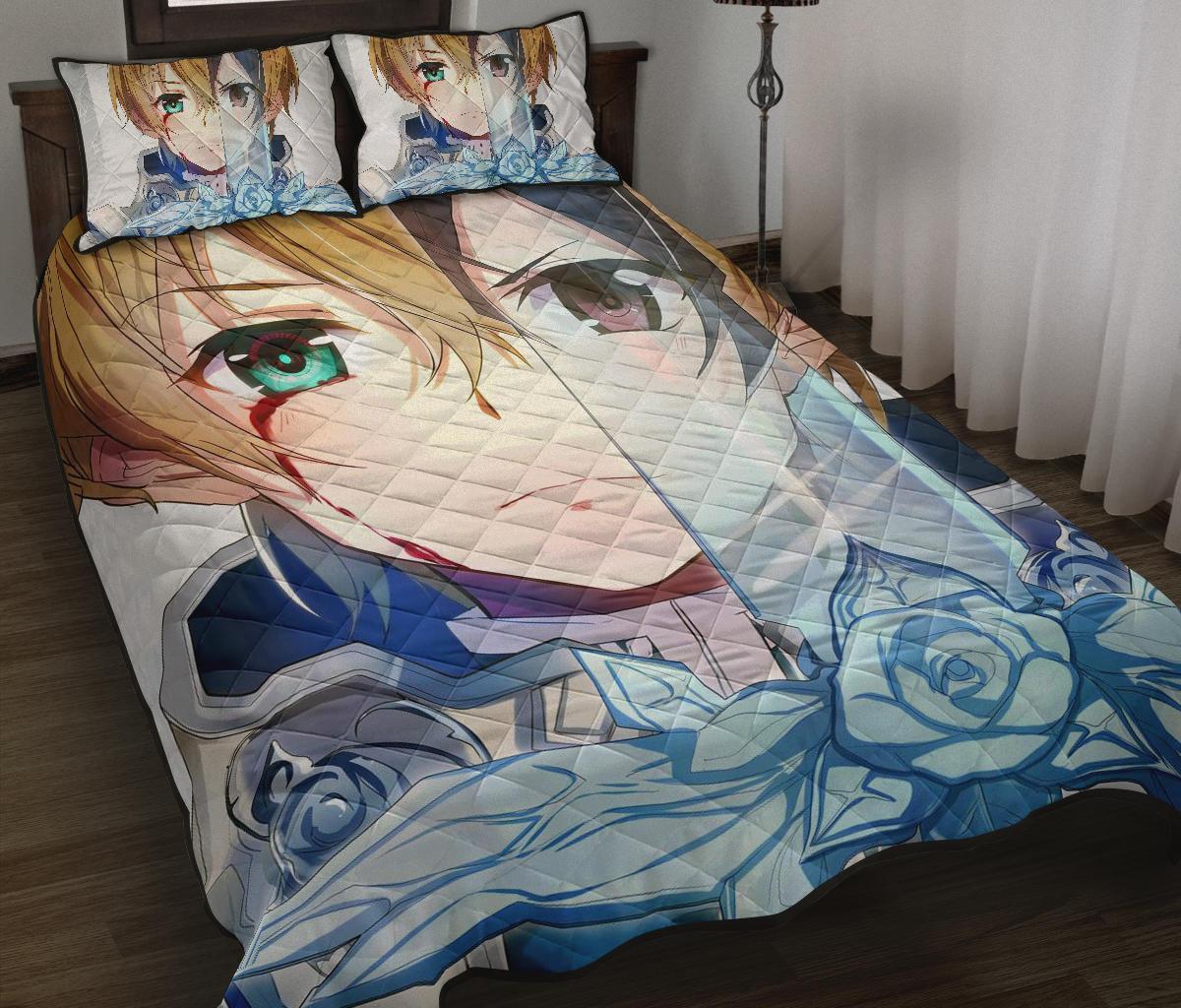 Eugeo Sword Art Online Anime Quilt Bed Set Pillow Case Amazing Decor Gift Ideas 1