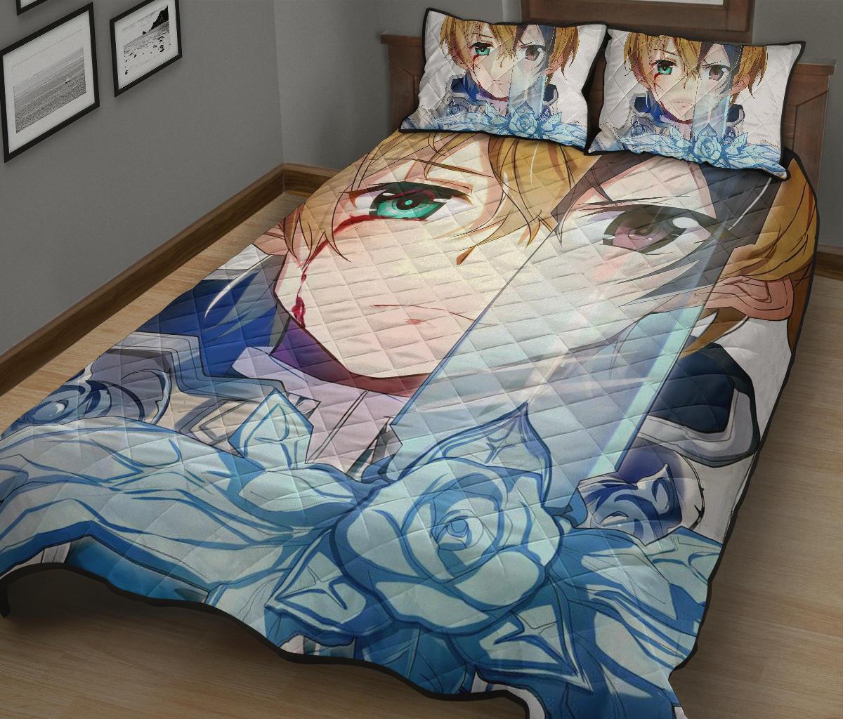 Eugeo Sword Art Online Anime Quilt Bed Set Pillow Case Amazing Decor Gift Ideas 1