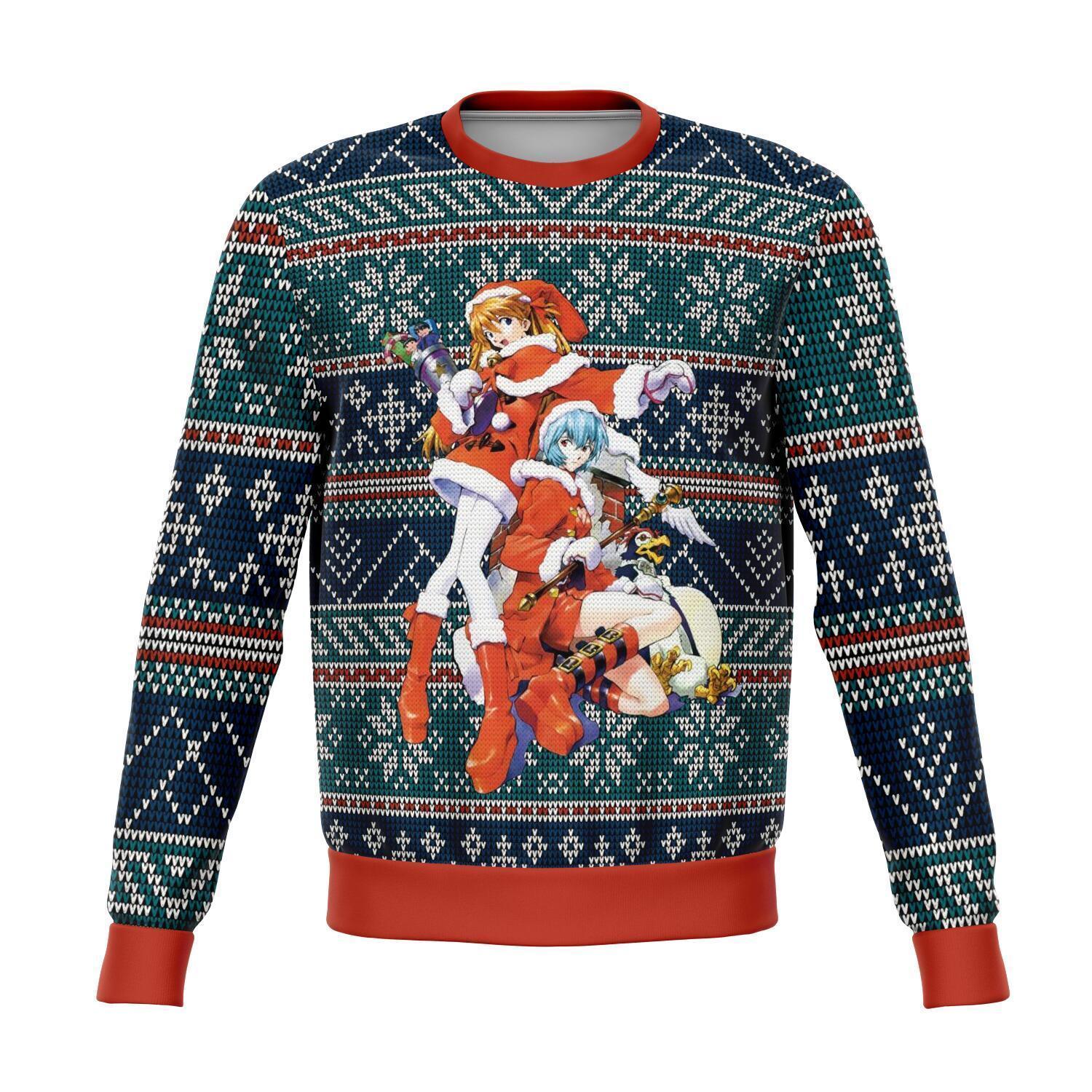 Evangelion Premium Ugly Christmas Sweater Amazing Gift Idea Thanksgiving Gift