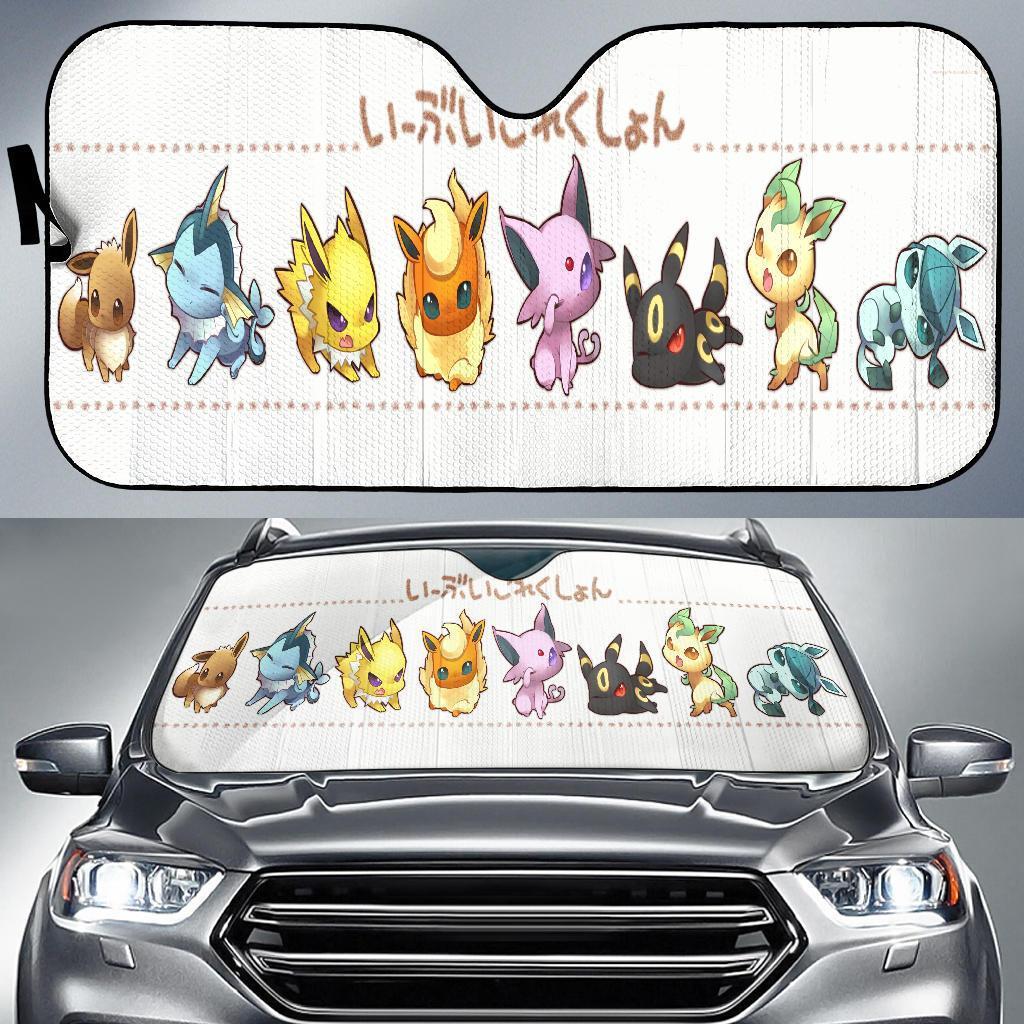 Eveelution Chibi Car Sun Shades Amazing Best Gift Ideas 2021