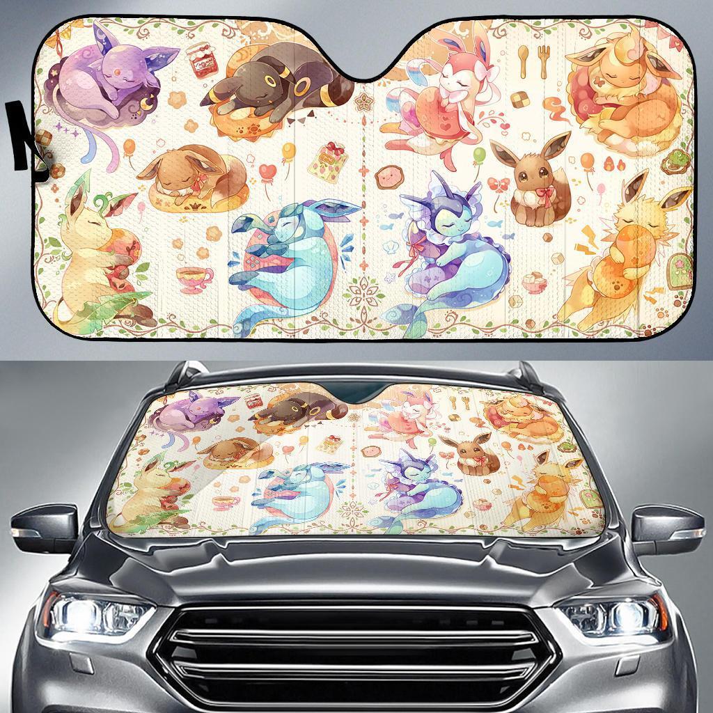 Eveelution Pokemon Car Sun Shades Amazing Best Gift Ideas 2021