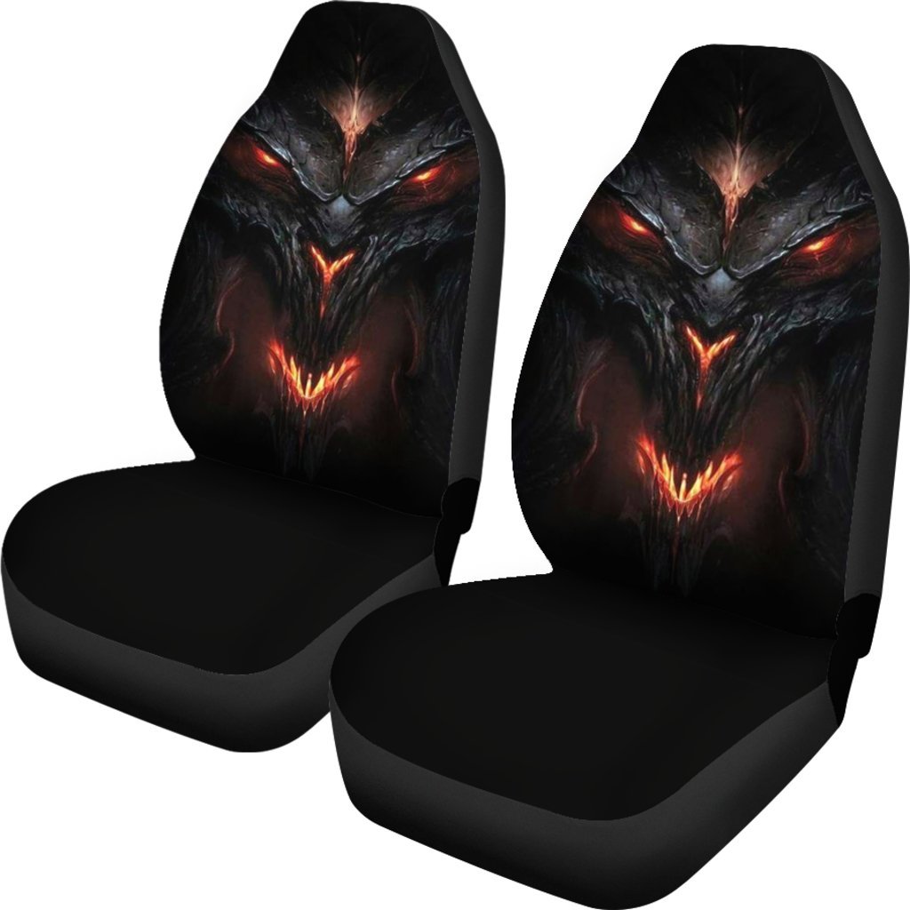 Evil Face Car Seat Covers
