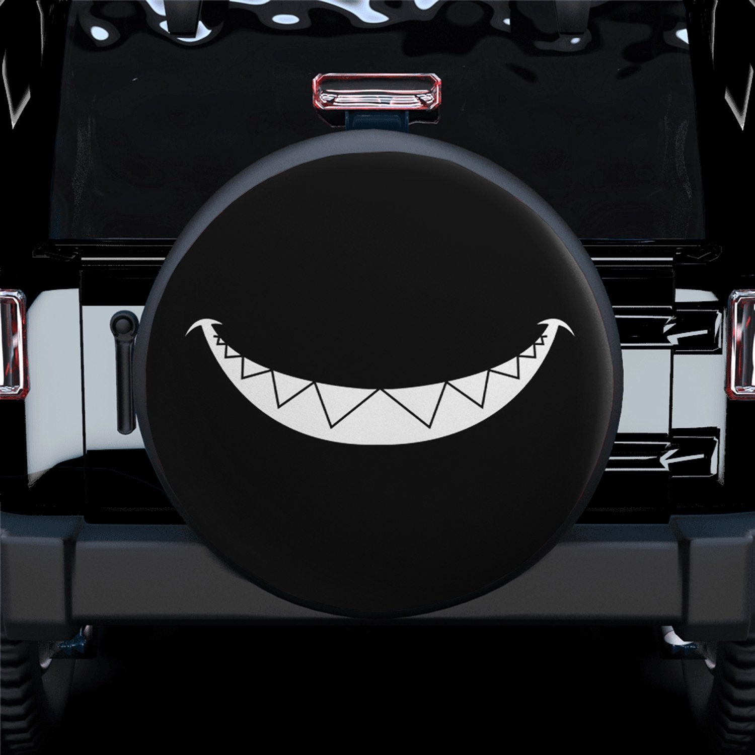 Evil Smile Spare Tire Covers Gift For Campers