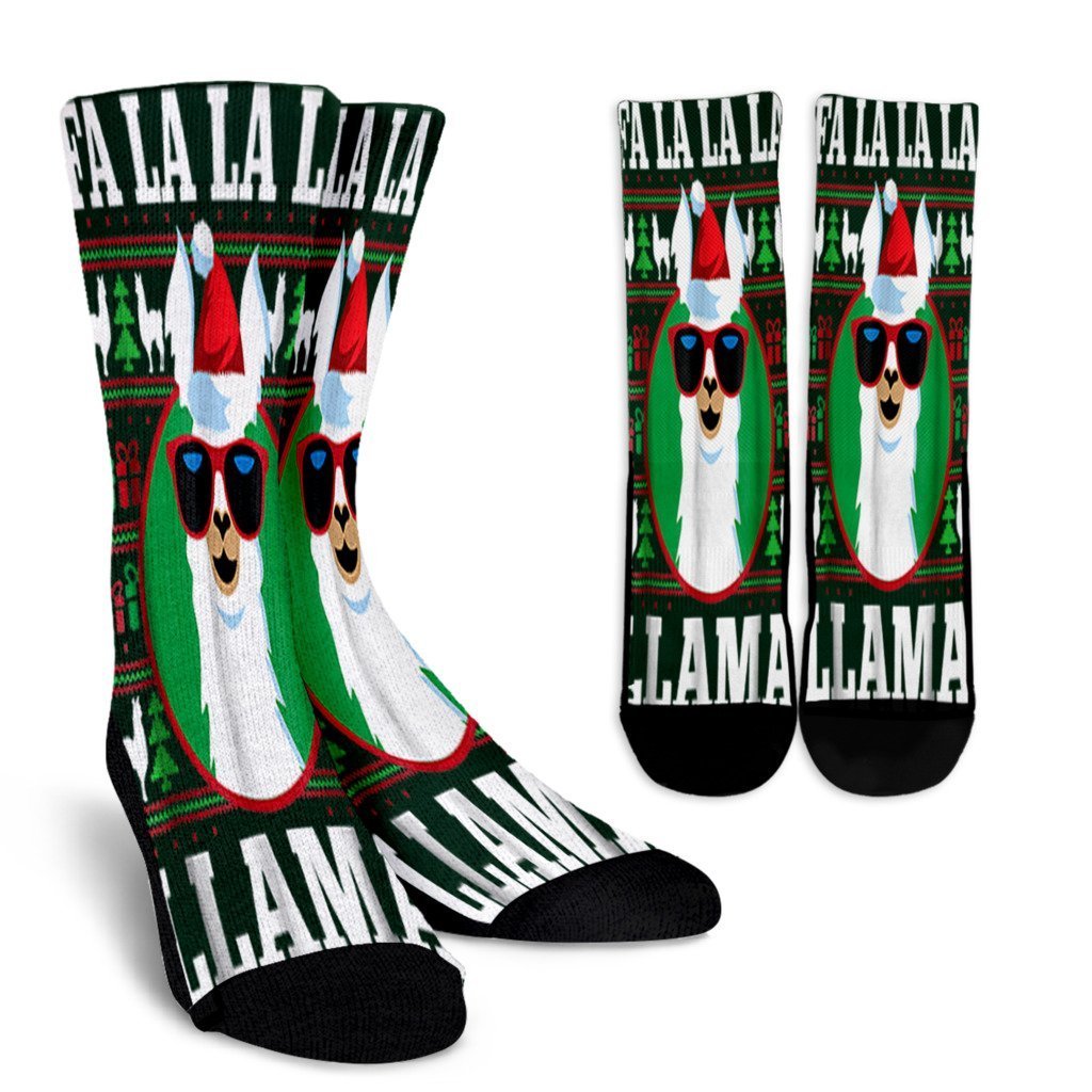 Fa La La Llama Funny Ugly Christmas Cute 1 Noel Socks Perfect Christmas Gift