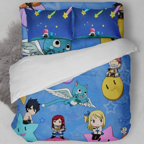 Fairy Tail Chibi Bedding Set