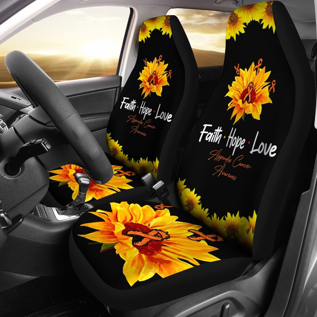 Faith Hope Love Seat Cover