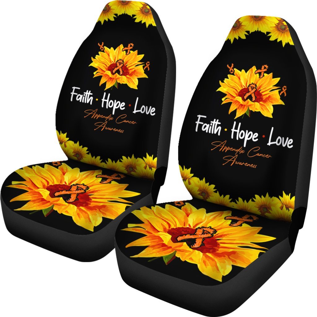 Faith Hope Love Seat Cover