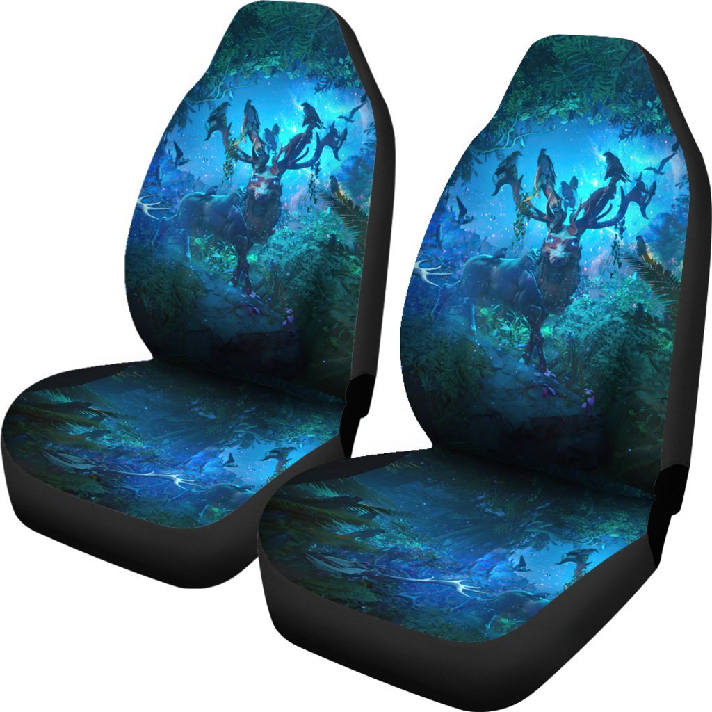 Fantasy Forest Nature Deer Car Seat Covers