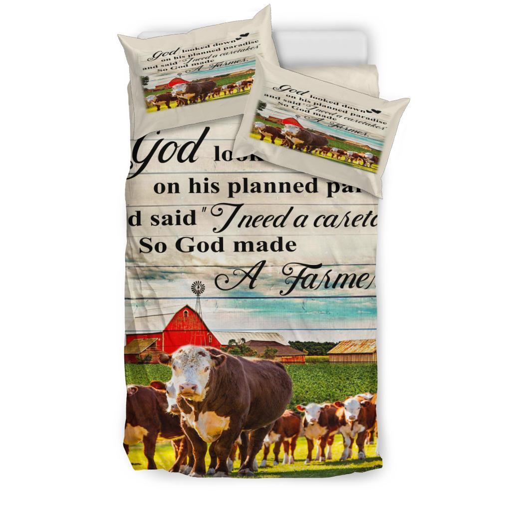 Farmer Bedding Set Duvet Cover And Pillowcase Set