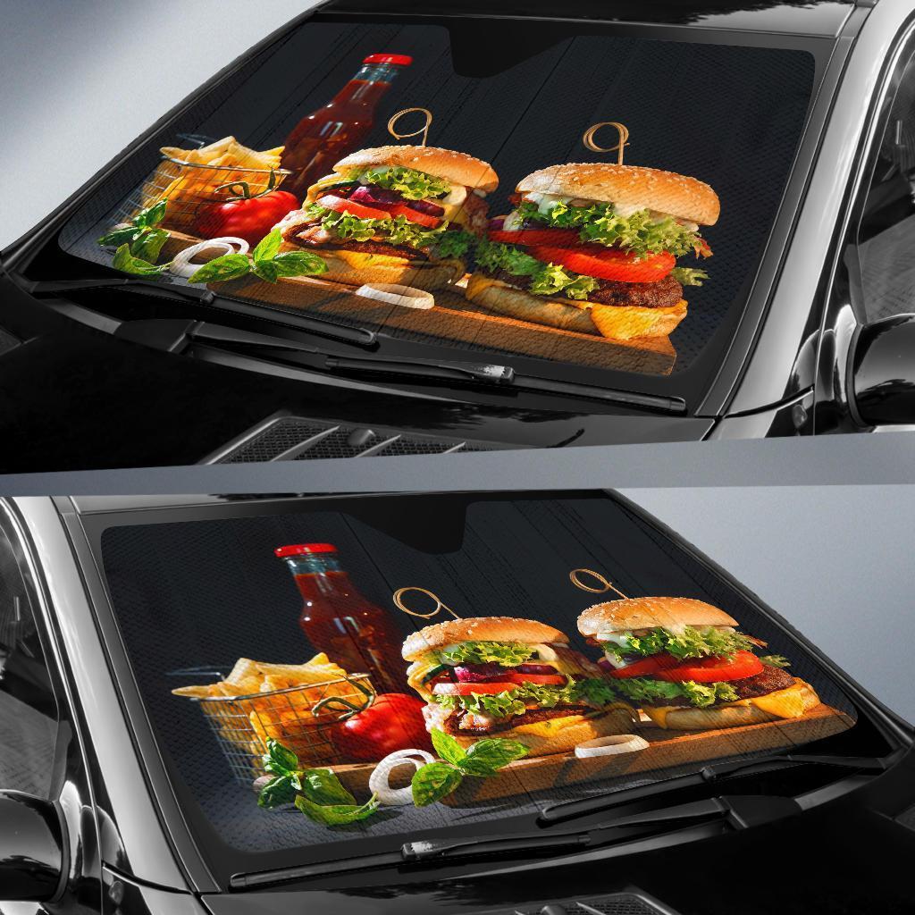 Fast Food Car Sun Shades Amazing Best Gift Ideas 2022
