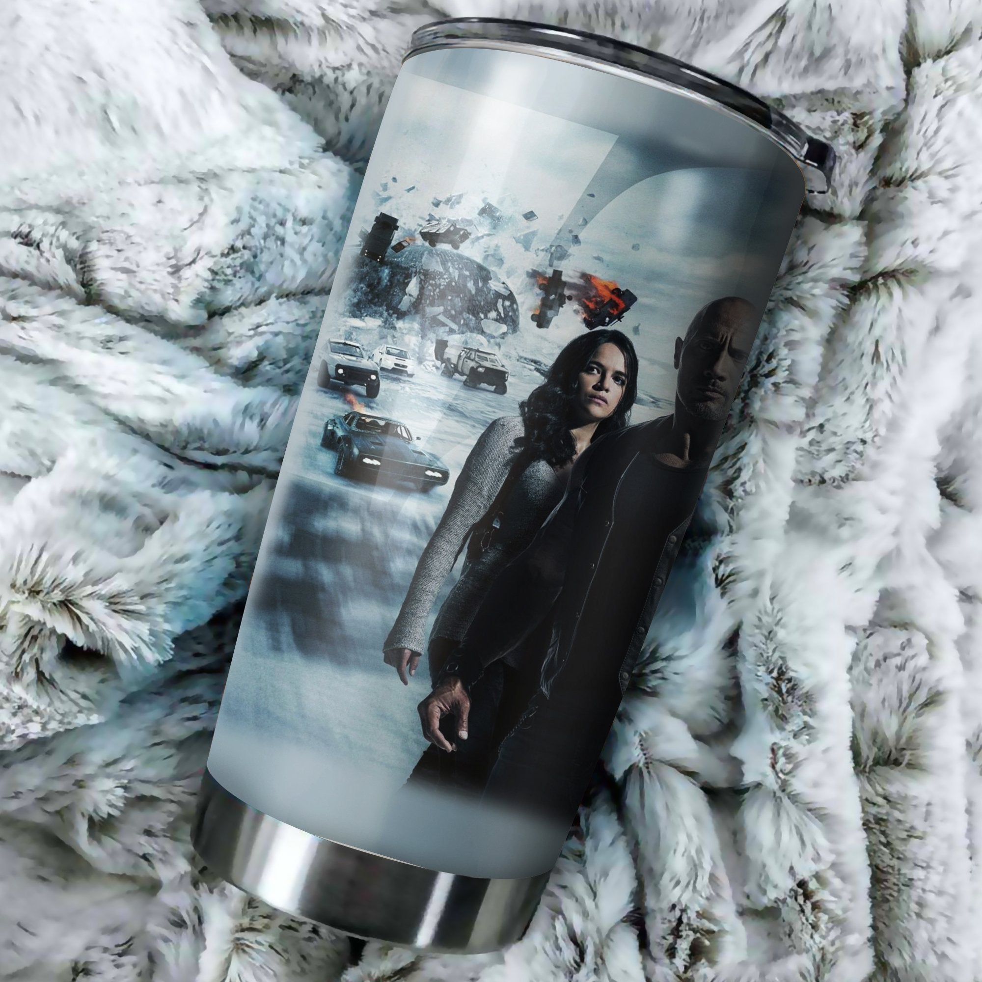 Fast Furious 9 Poster Tumbler Best Perfect Gift Idea Stainless Traveling Mugs 2021