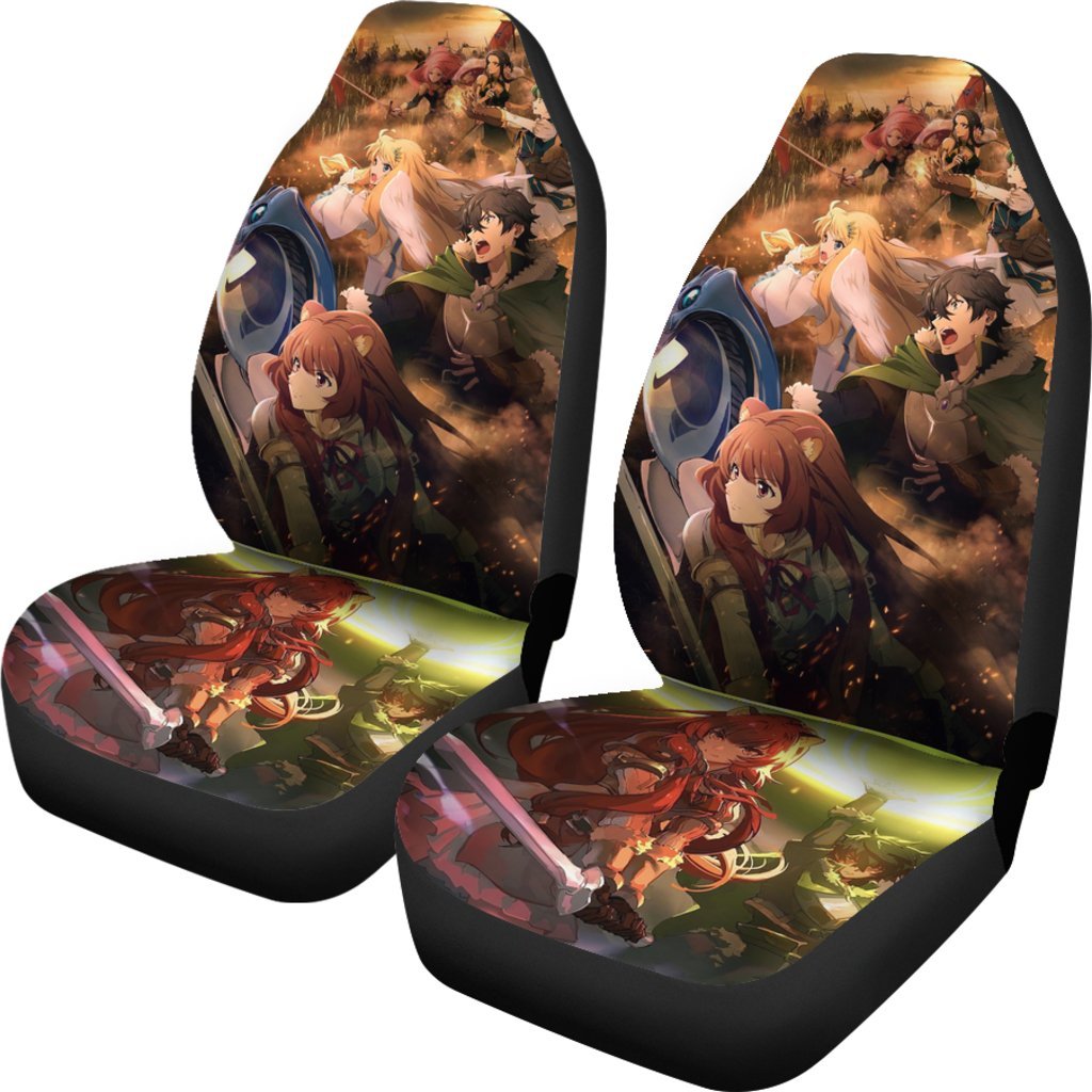 Fighting Tate No Yuusha No Nariagari Anime Manga Car Seat Covers