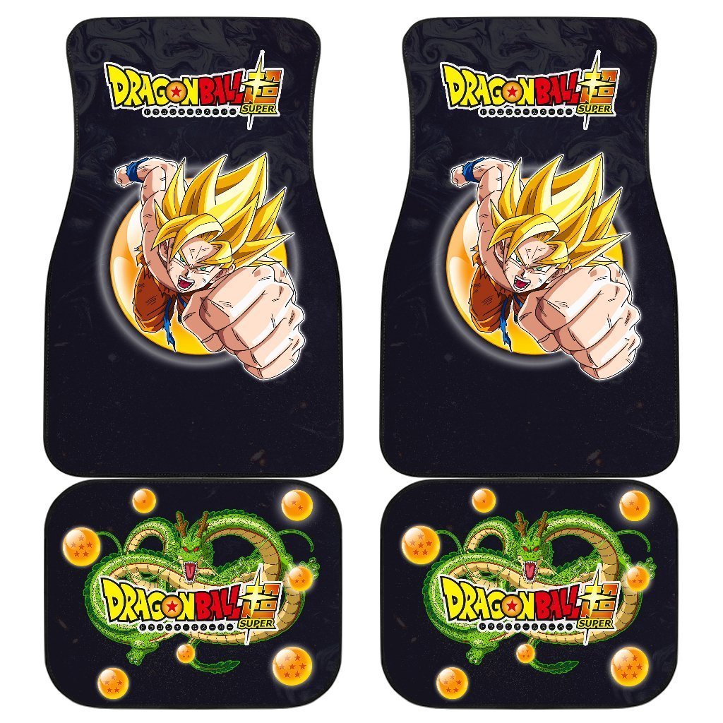 Figure Son Goku Super Saiyan Dragon Ball Car Floor Mats