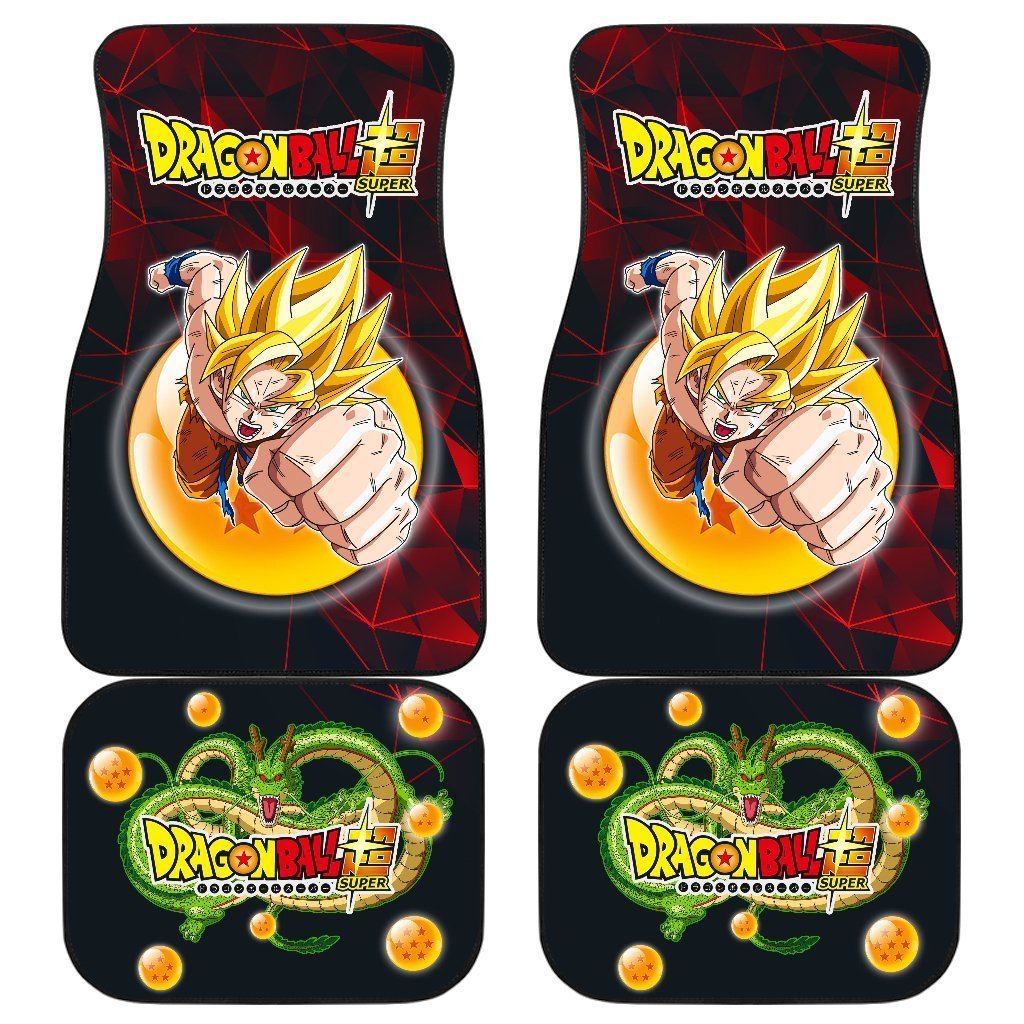 Figure Son Goku Super Saiyan Form Dragon Ball Car Floor Mats