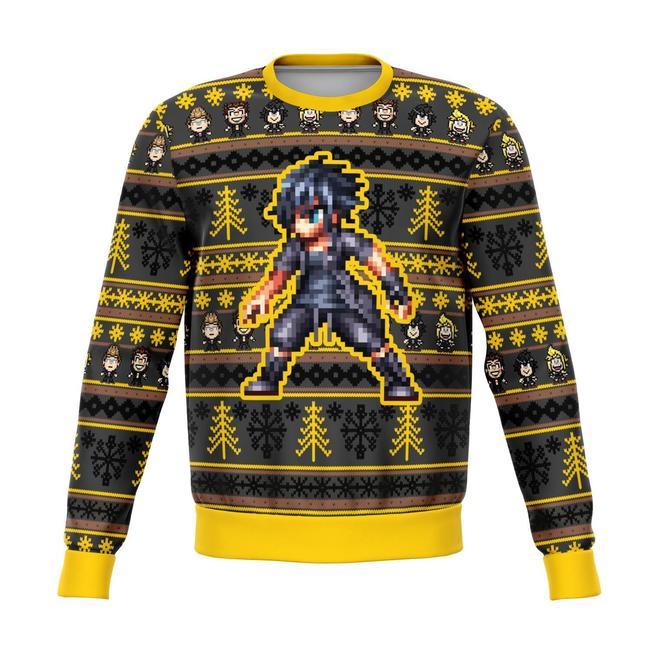 Final Fantasy Zack Premium Ugly Christmas Sweater Amazing Gift Idea Thanksgiving Gift