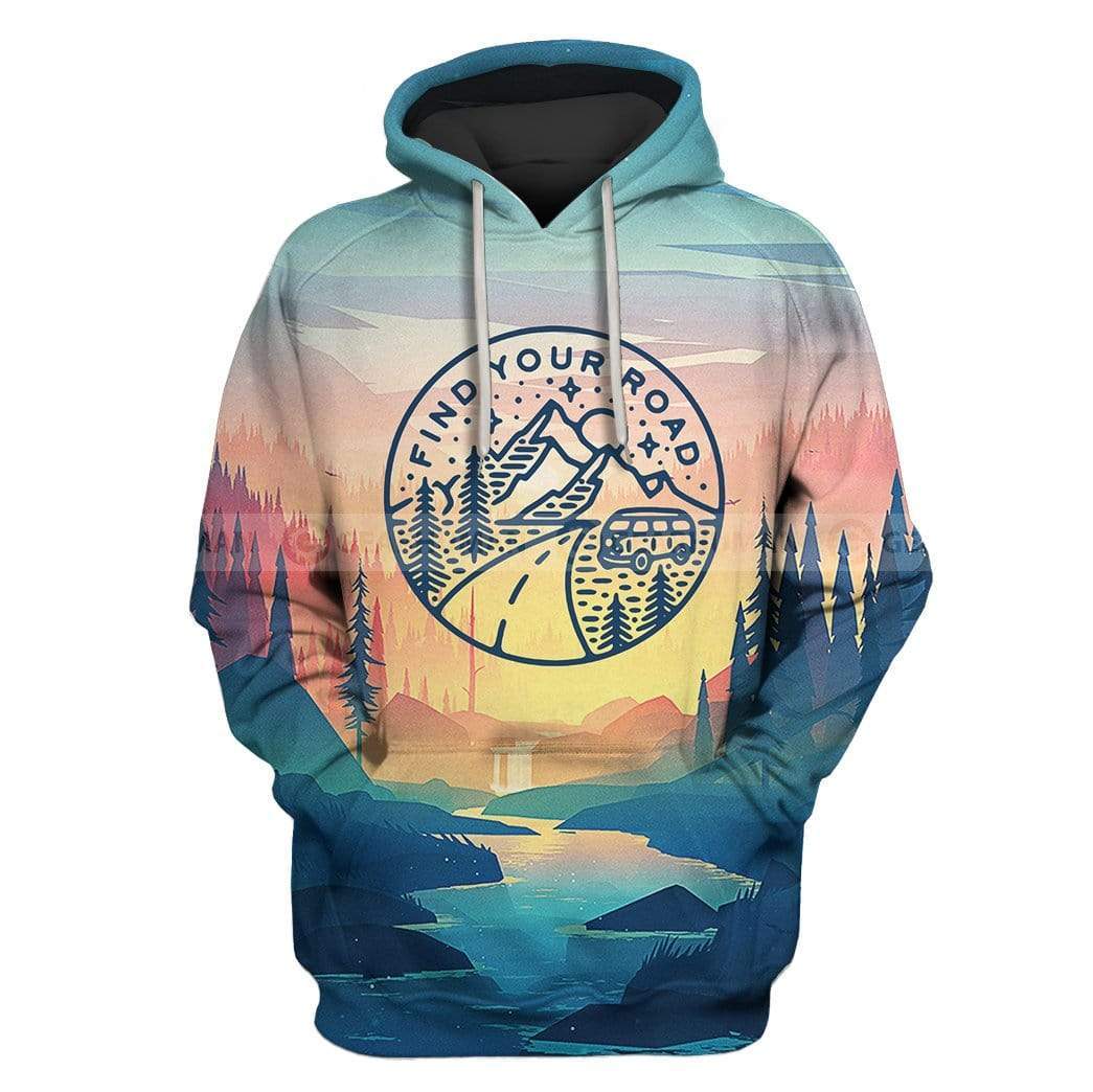 Find Your Road Apparel Camping Custom Hoodie Amazing Gift Idea