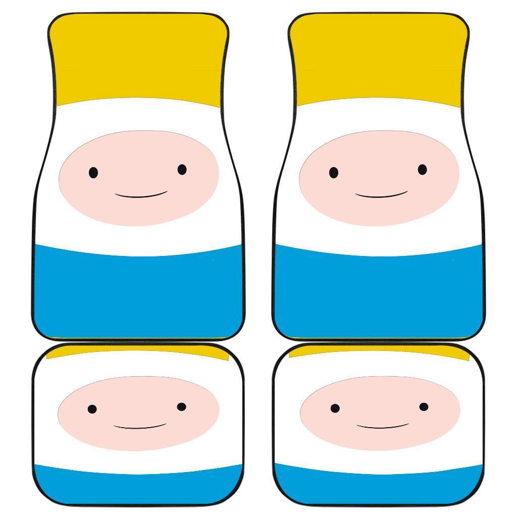 Finn Adventure Time Smile Face Car Floor Mats