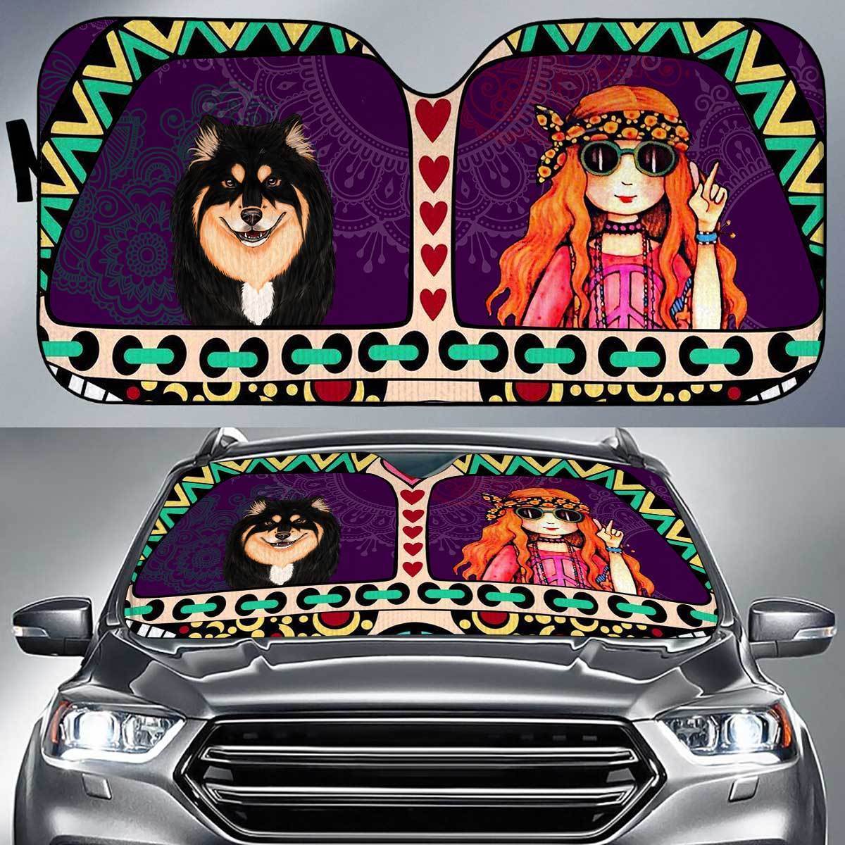 Finnish Lapphund Peace Auto Sun Shade Gift Ideas 2021