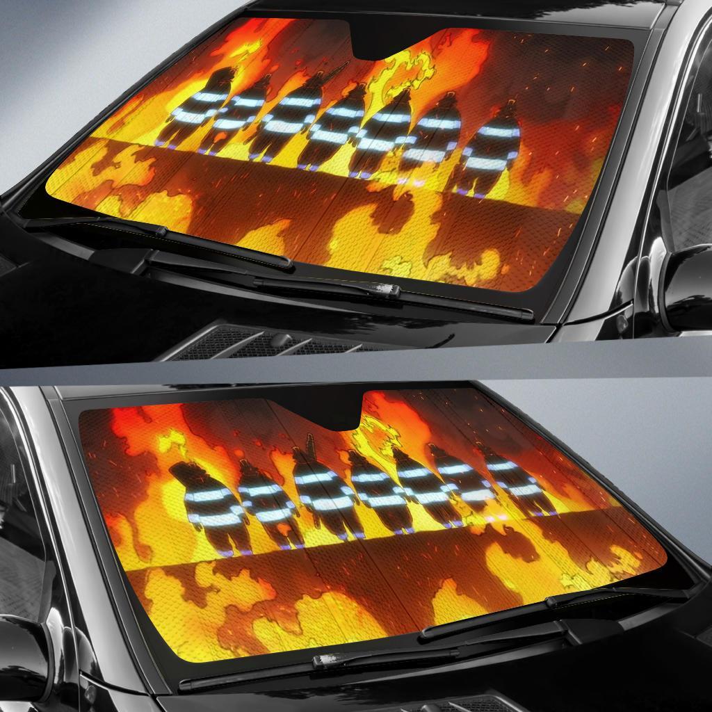 Fire Force Auto Sunshade Anime 2022 Amazing Best Gift Ideas 2022