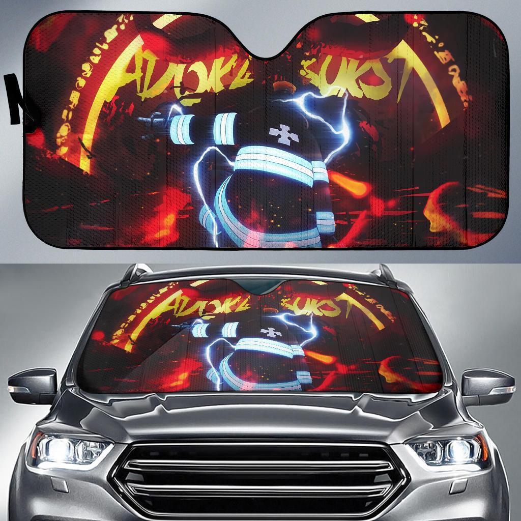 Fire Force Dark Auto Sunshade Anime 2022 Amazing Best Gift Ideas 2022