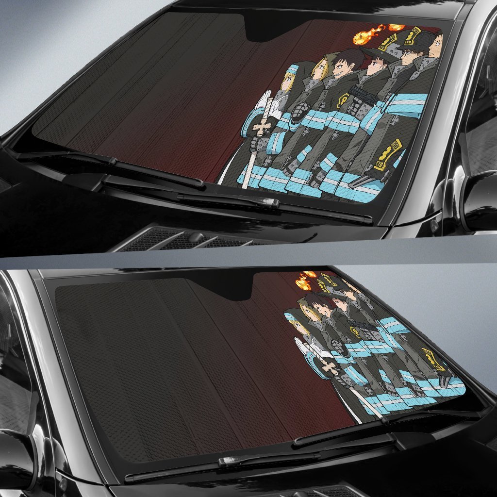 Fire Force Dark Auto Sunshade Anime 2022 Amazing Best Gift Ideas 2022