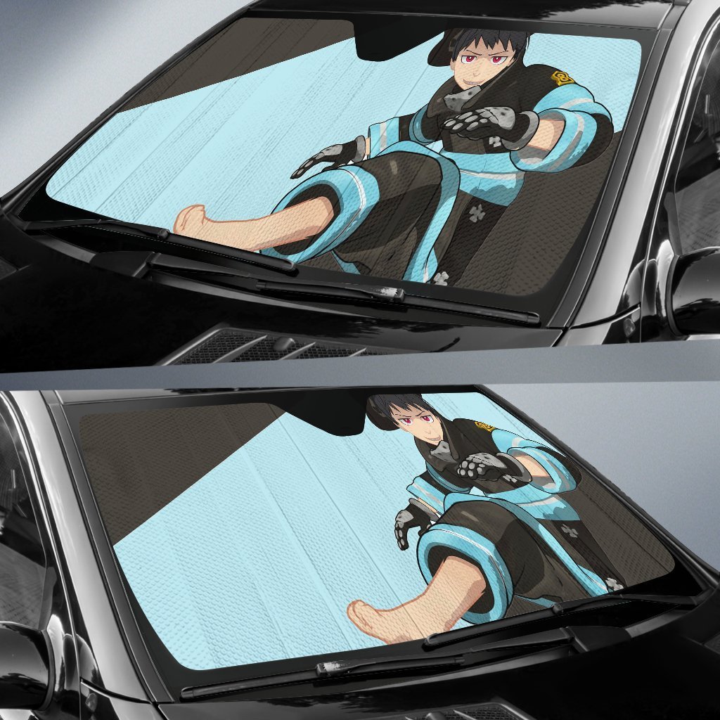 Fire Force Shinra Auto Sunshade Anime 2022 Amazing Best Gift Ideas 2022