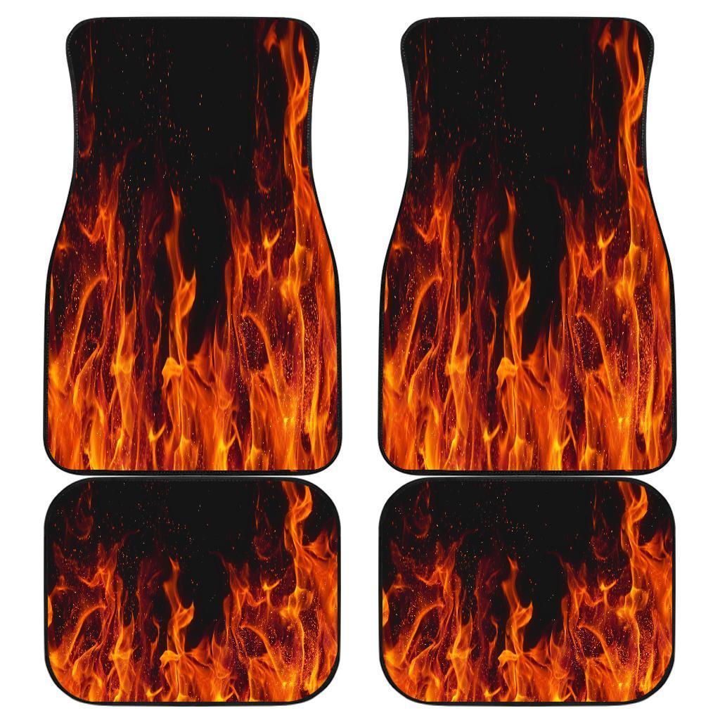 Fire Theme Car Floor Mats