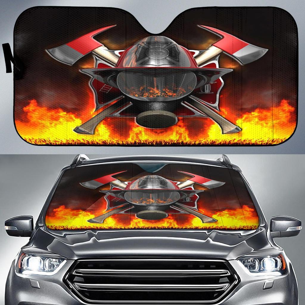 Firefighter Car Sun Shades Amazing Best Gift Ideas 2021