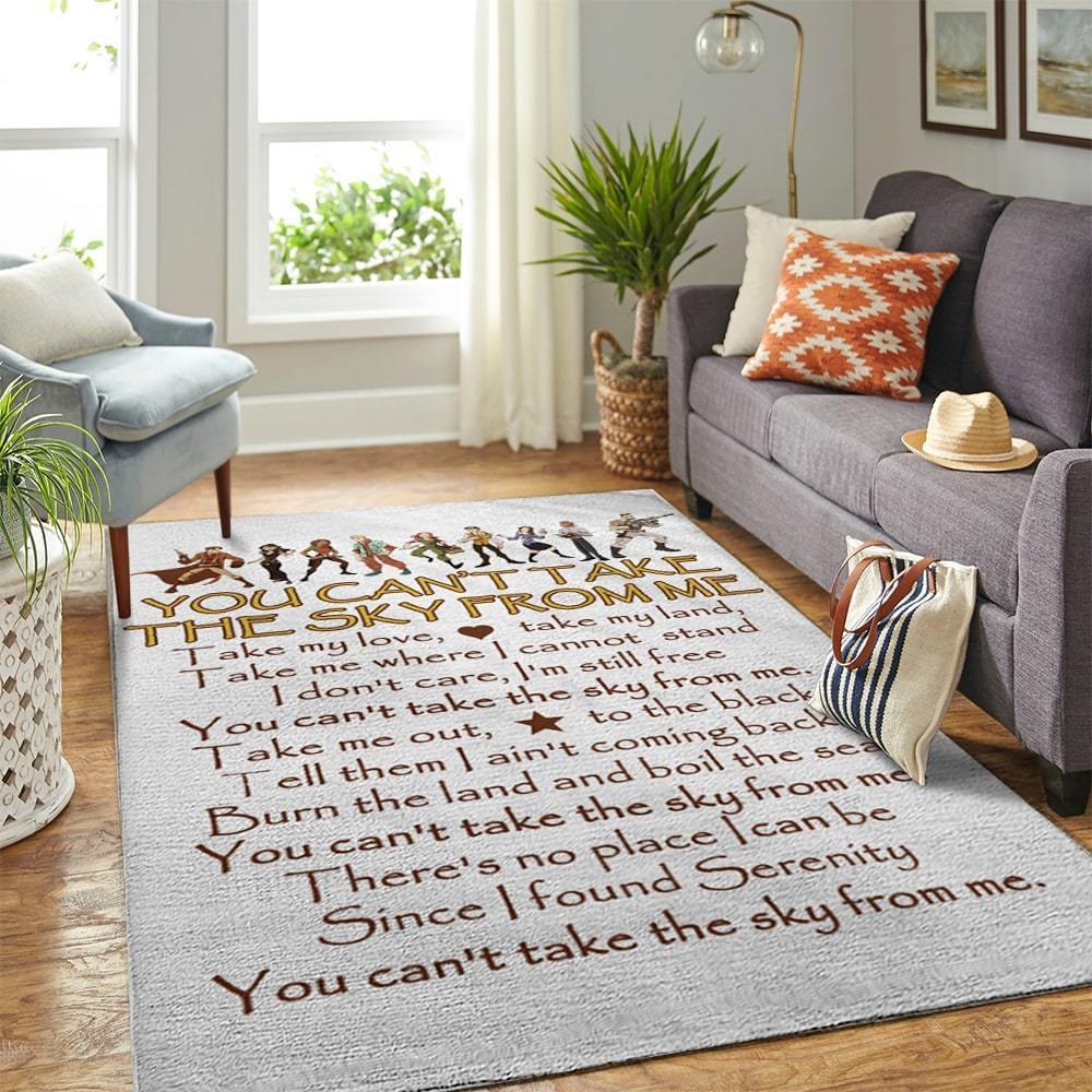 Firefly Tv Series Area Rug Home Decor Bedroom Living Room Decor