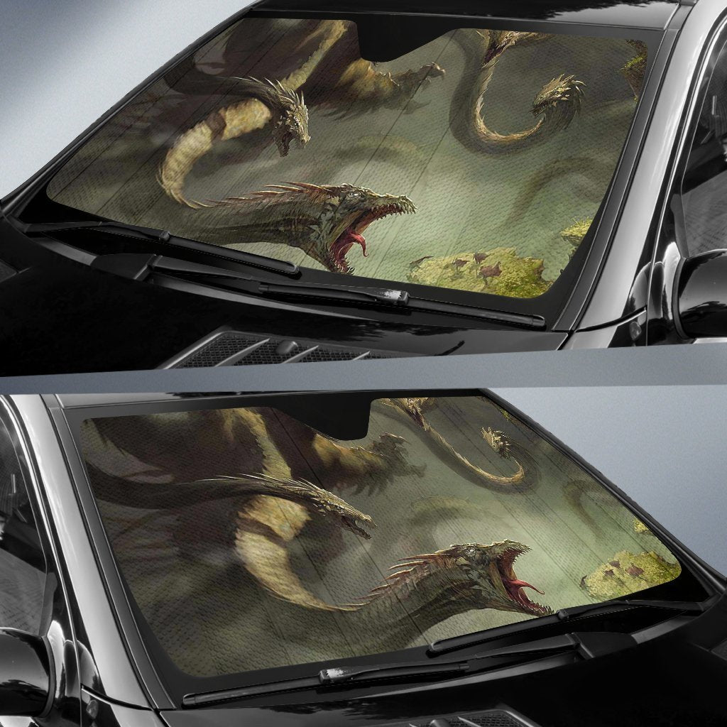 Five Headed Dragon Art Sun Shade Gift Ideas 2022