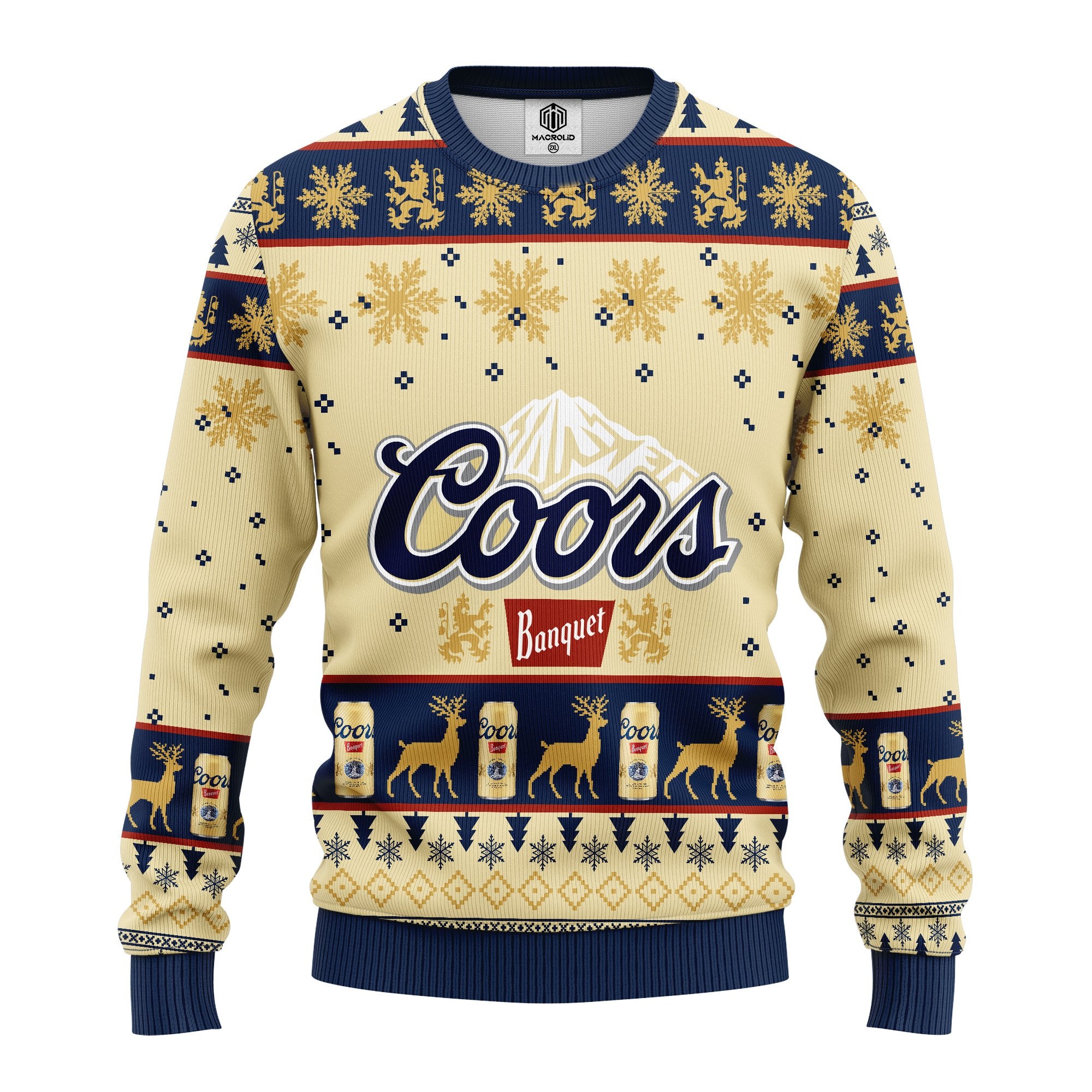Coors Banquet Beer Ugly Christmas Sweater Amazing Gift Idea Thanksgiving Gift