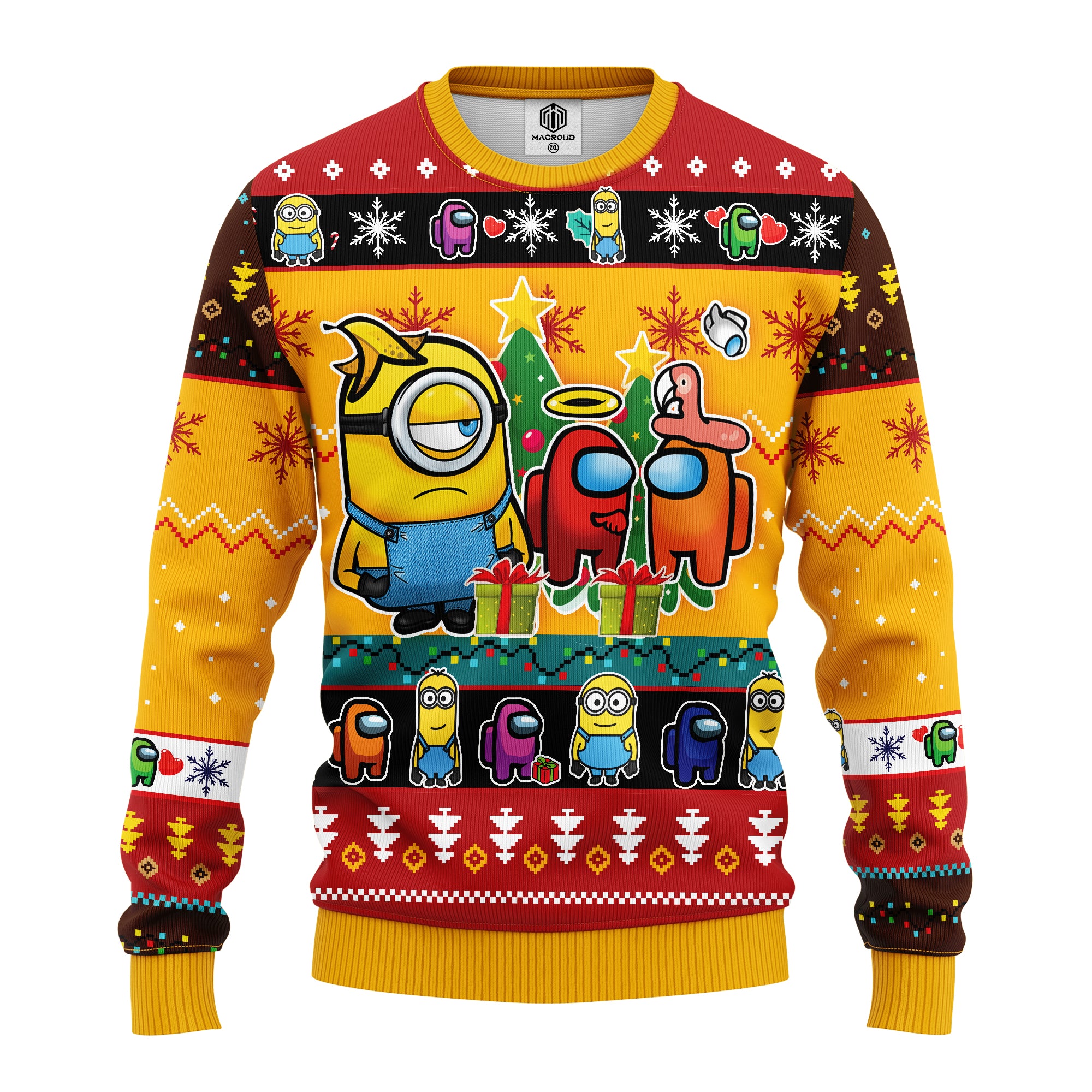 Minion Among Us Funny Ugly Christmas Sweater Amazing Gift Idea Thanksgiving Gift