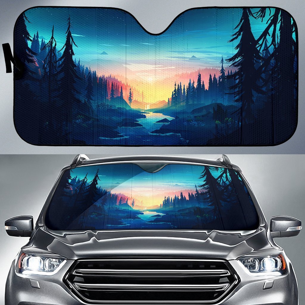 Forest Sunset Sun Shade Gift Ideas 2021