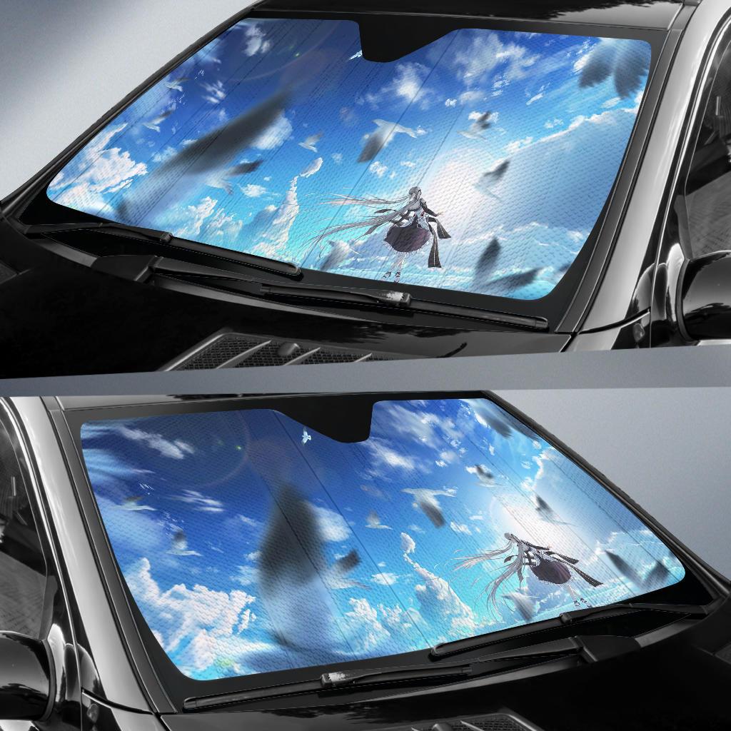 Formidable Azur Lane Anime Girl 4K Car Sun Shade Gift Ideas 2022