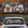 Four Goldendoodles Family Car Windshield Auto Sun Shade Amazing Best Gift Ideas 2021