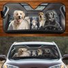 Four Labradors Family Car Windshield Auto Sun Shade Amazing Best Gift Ideas 2021