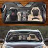 Four Pugs Car Windshield Auto Sun Shade Amazing Best Gift Ideas 2021