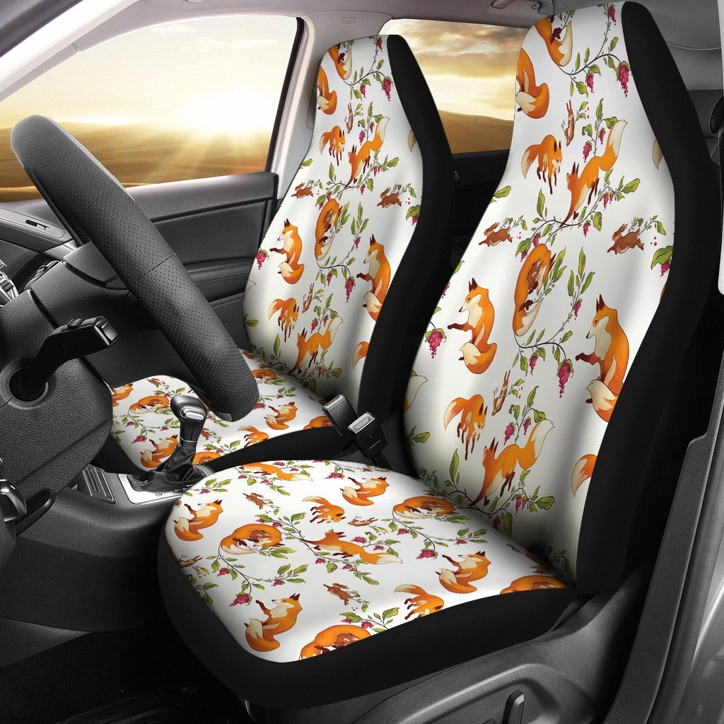 Fox Car Seat Covers 2 Amazing Best Gift Idea