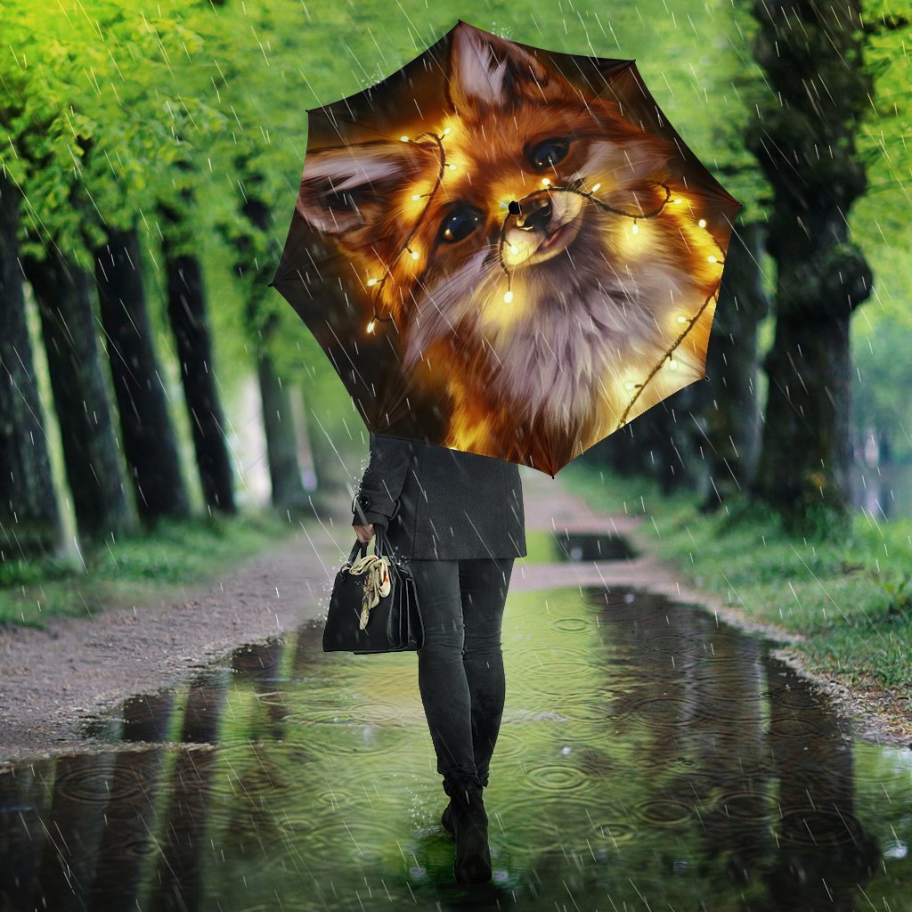 Fox Christmas Cute Umbrella 2021