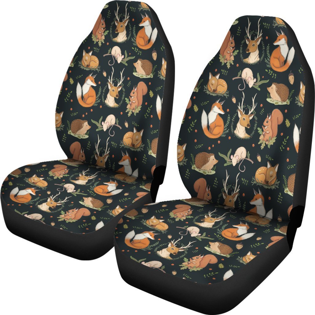 Fox Deer Car Seat Covers Amazing Best Gift Idea