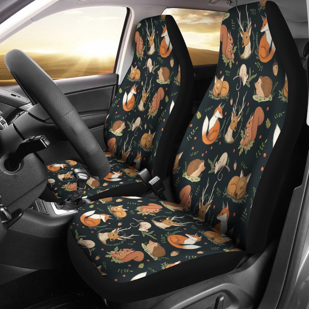 Fox Deer Car Seat Covers Amazing Best Gift Idea