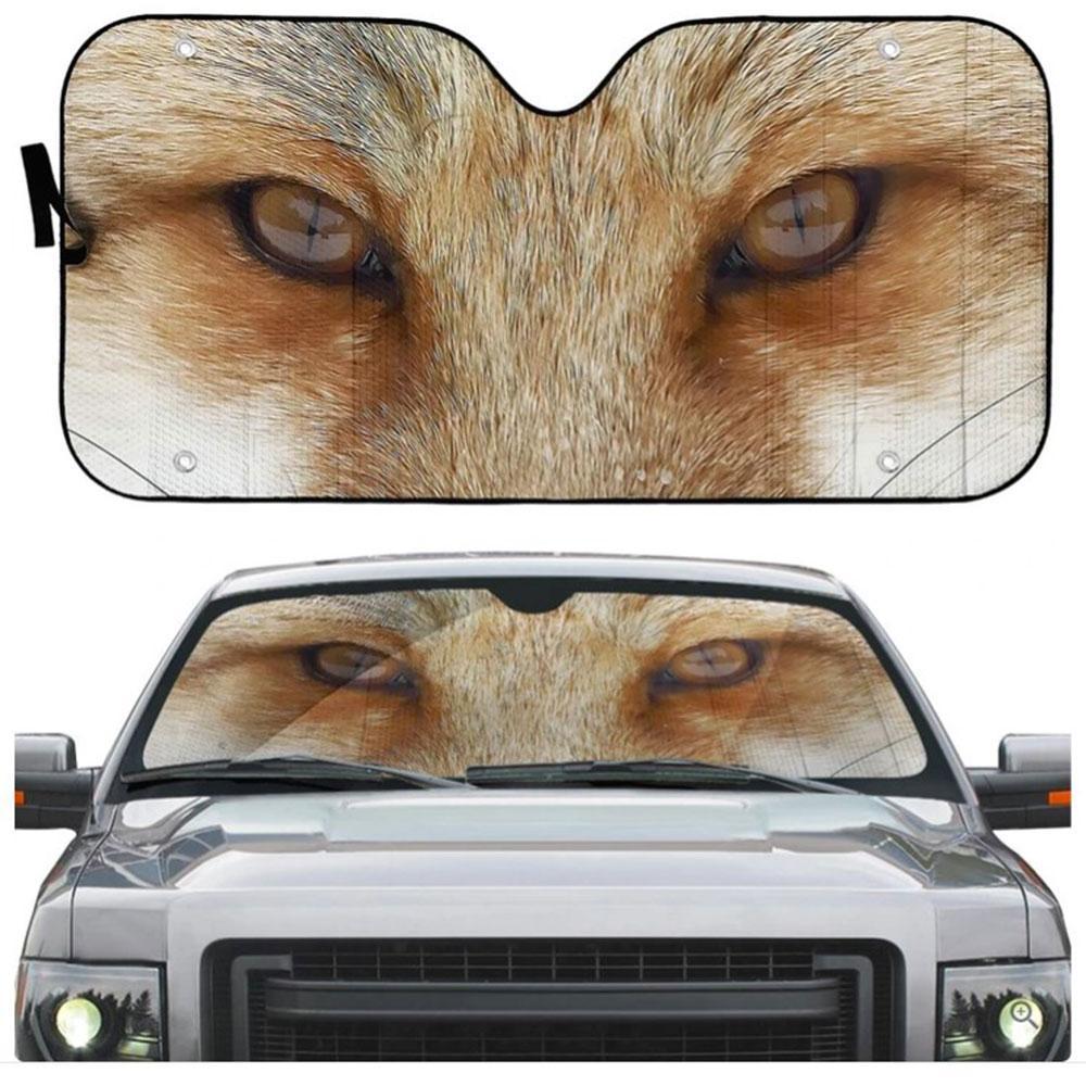 Fox Eyes Car Auto Sun Shades Windshield Accessories Decor Gift