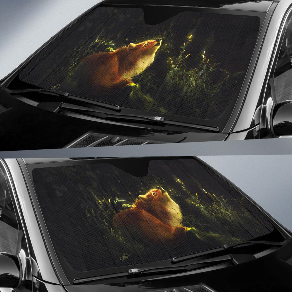 Fox Forest Howling Auto Sun Shades Amazing Best Gift Ideas 2022