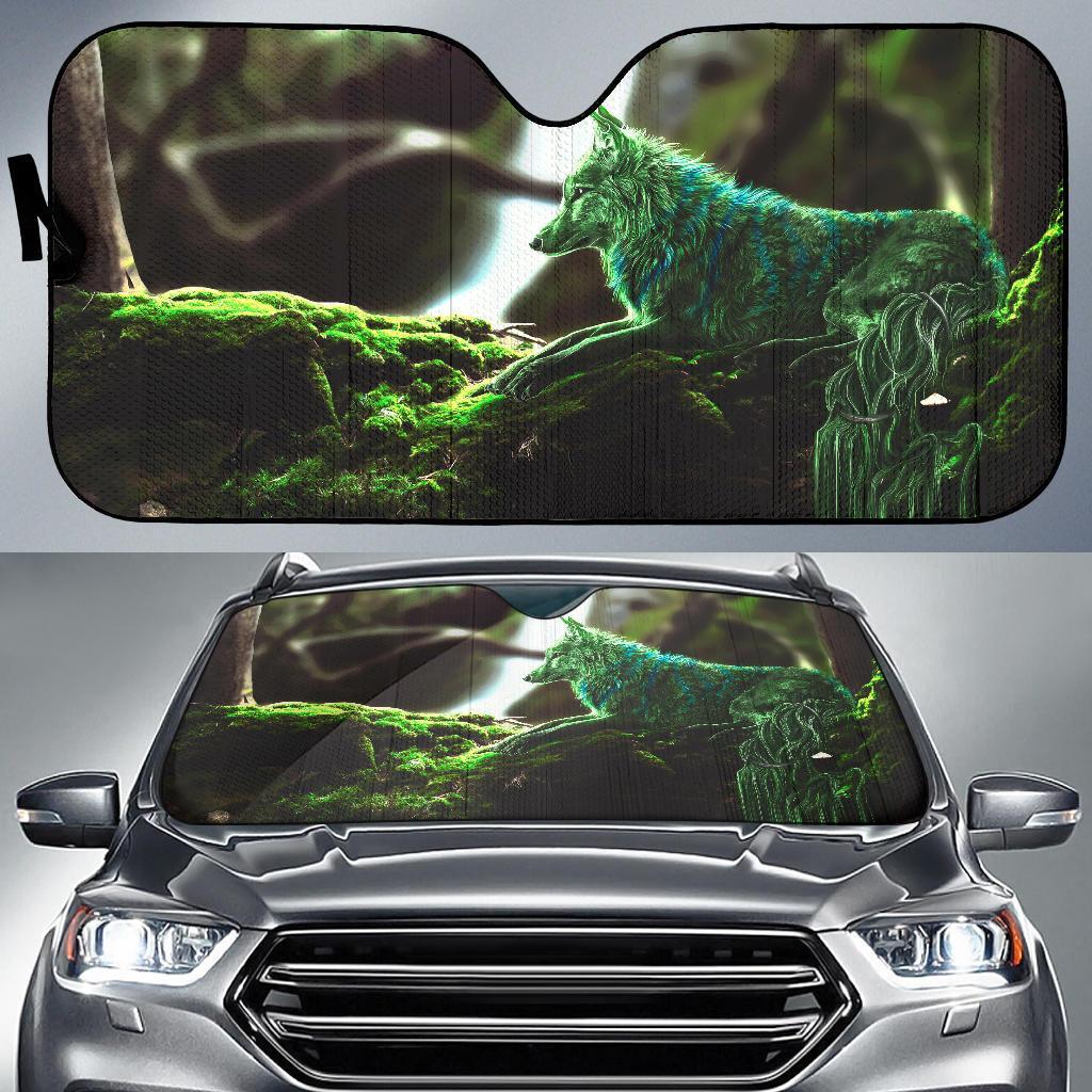 Fox Green Hd Car Sun Shade Gift Ideas 2022