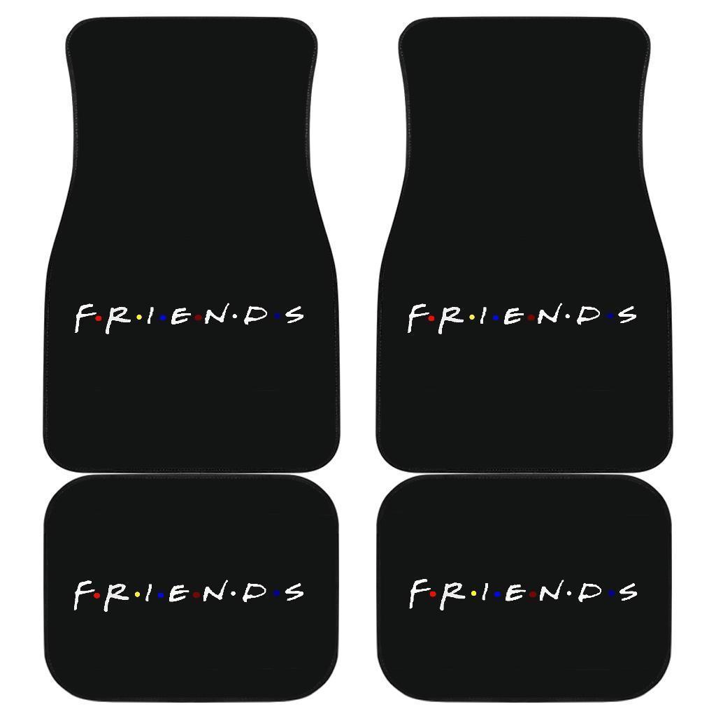 Friends Tv Show Logo In Black Theme Car Floor Mats