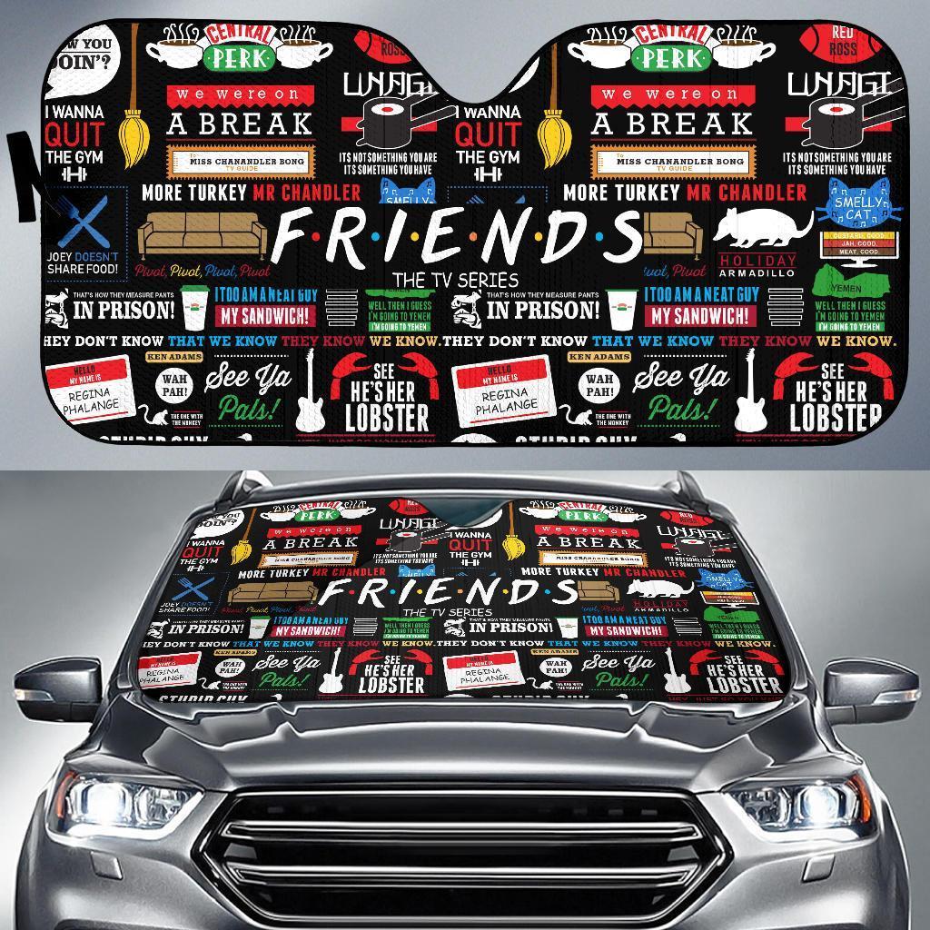 Friends Tv Show Pattern Auto Sun Shades Amazing Best Gift Ideas 2021