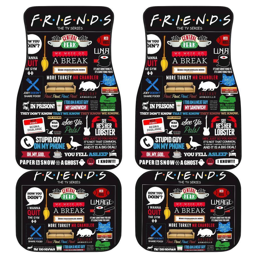 Friends Tv Show Symbols Poster Car Floor Mats