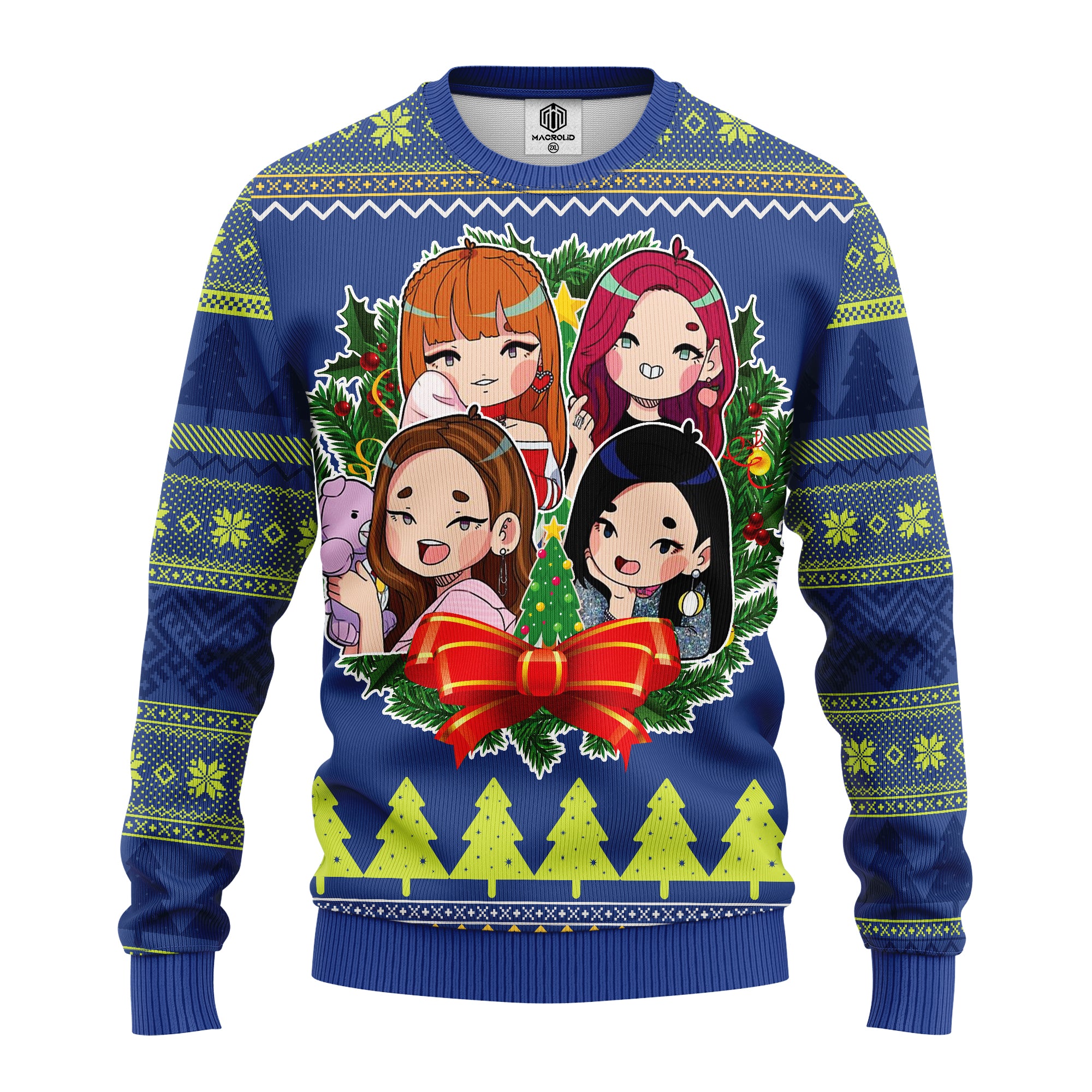 Blackpink New Chibi 1 Ugly Christmas Sweater Amazing Gift Idea Thanksgiving Gift